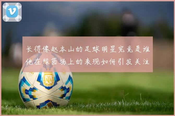 长得像赵本山的足球明星究竟是谁他在绿茵场上的表现如何引发关注