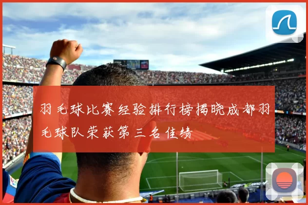 羽毛球比赛经验排行榜揭晓成都羽毛球队荣获第三名佳绩