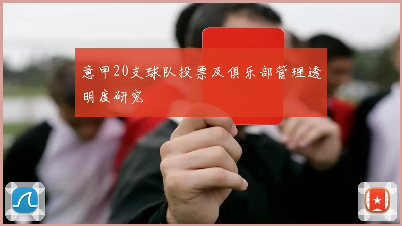 意甲20支球队投票及俱乐部管理透明度研究