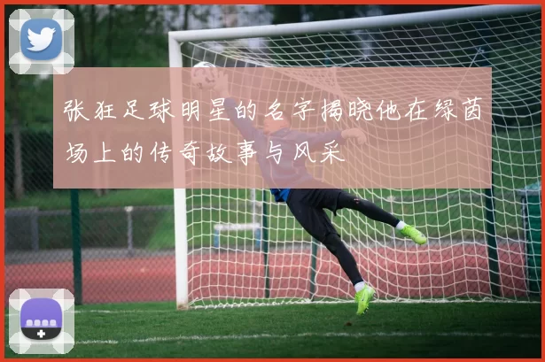 张狂足球明星的名字揭晓他在绿茵场上的传奇故事与风采
